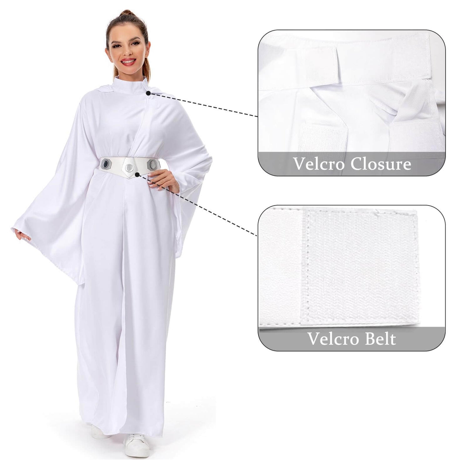 Womens Princess Costume Dress Robe Pricess Cosplay Cloak Outfit Halloween Outfits for Adults