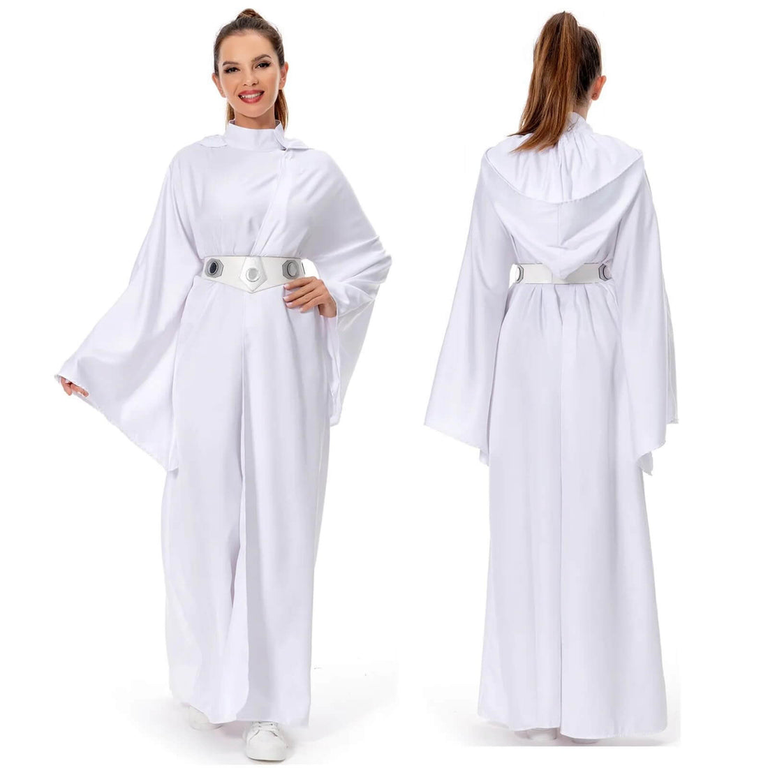 Womens Princess Costume Dress Robe Pricess Cosplay Cloak Outfit Halloween Outfits for Adults