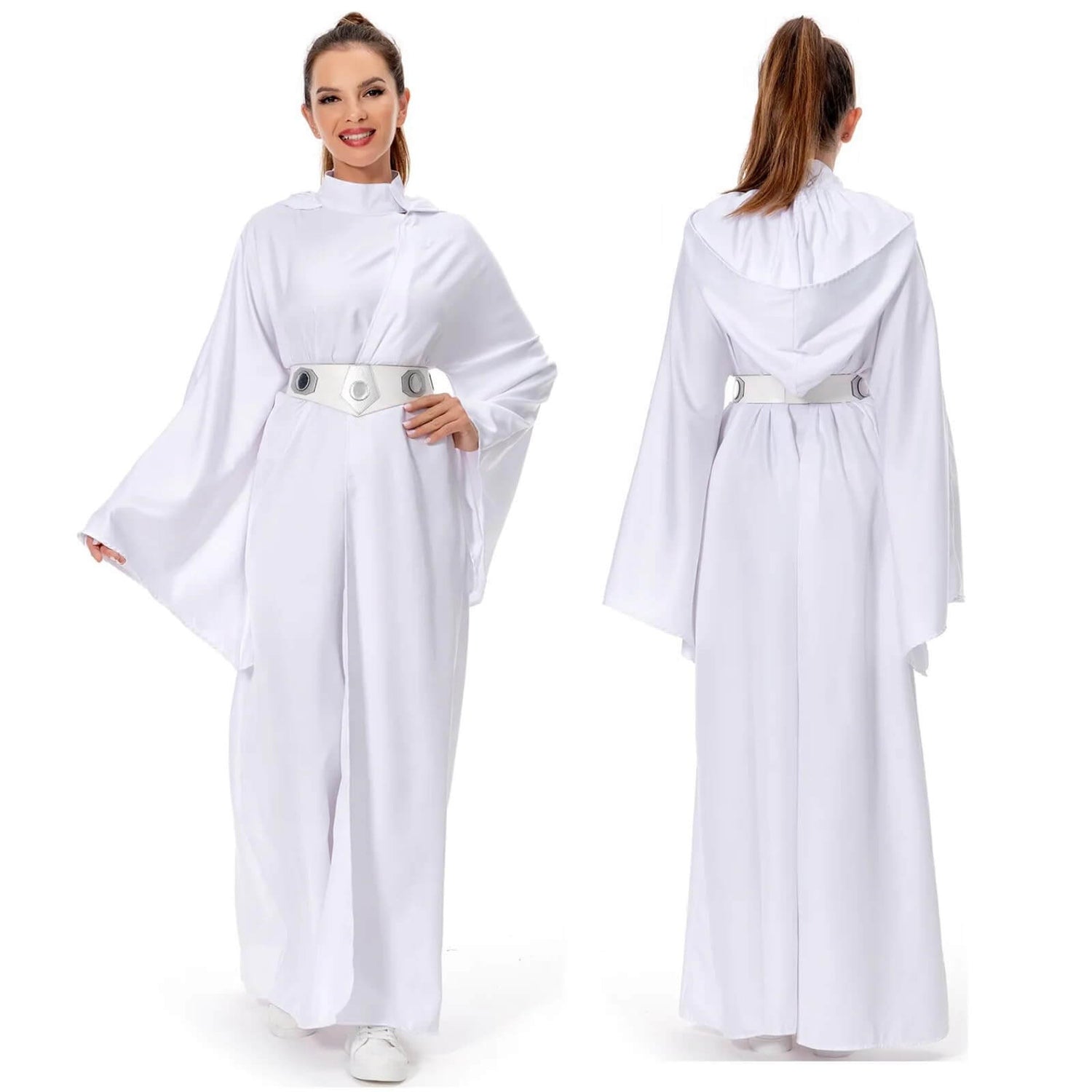 Womens Princess Costume Dress Robe Pricess Cosplay Cloak Outfit Halloween Outfits for Adults