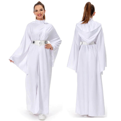 Womens Princess Costume Dress Robe Pricess Cosplay Cloak Outfit Halloween Outfits for Adults
