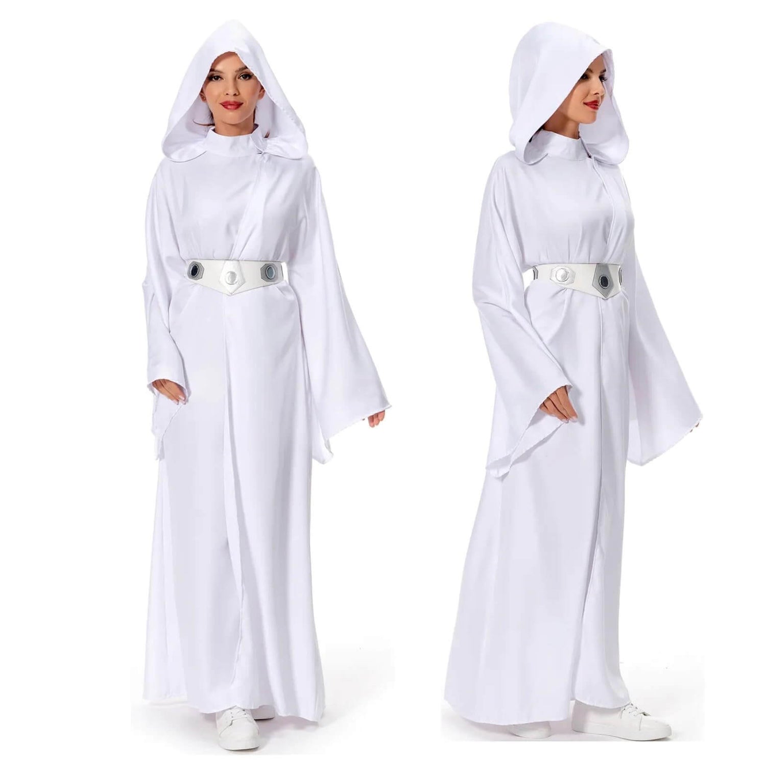 Womens Princess Costume Dress Robe Pricess Cosplay Cloak Outfit Halloween Outfits for Adults