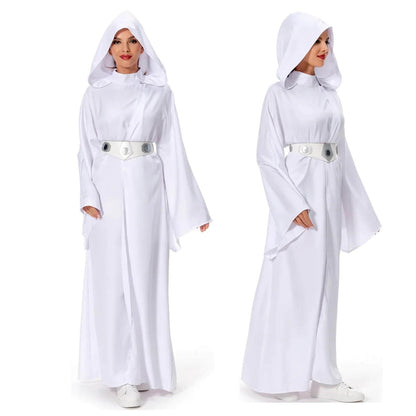 Womens Princess Costume Dress Robe Pricess Cosplay Cloak Outfit Halloween Outfits for Adults