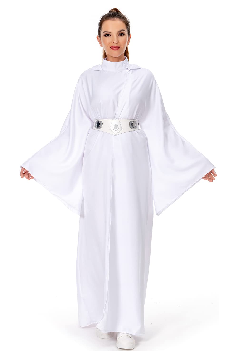 Womens Princess Costume Dress Robe Pricess Cosplay Cloak Outfit Halloween Outfits for Adults