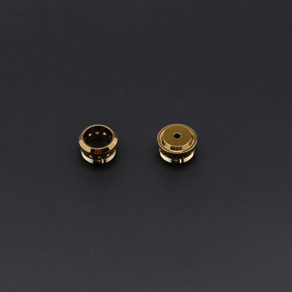 Windu Proffie lightsaber gold connector pieces for enhanced customization and display.