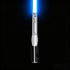 Anakin Skywalker EP3 lightsaber replica with blue Neopixel blade and chrome hilt