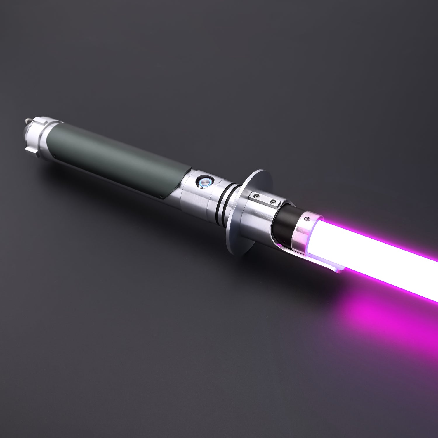 Kanan SE lightsaber hilt featuring a signature purple blade effect
