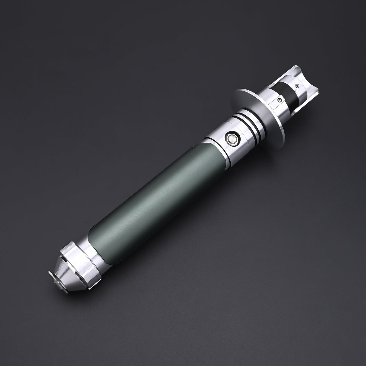 Kanan SE lightsaber hilt showcasing its signature purple blade effect