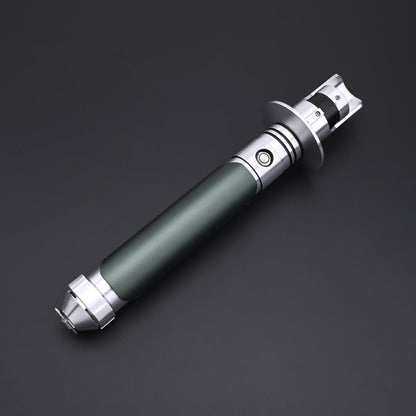 Kanan SE lightsaber hilt showcasing its signature purple blade effect