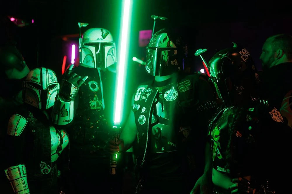 Heavy dueling with NovaSaber lightsabers, built for strength and reliability