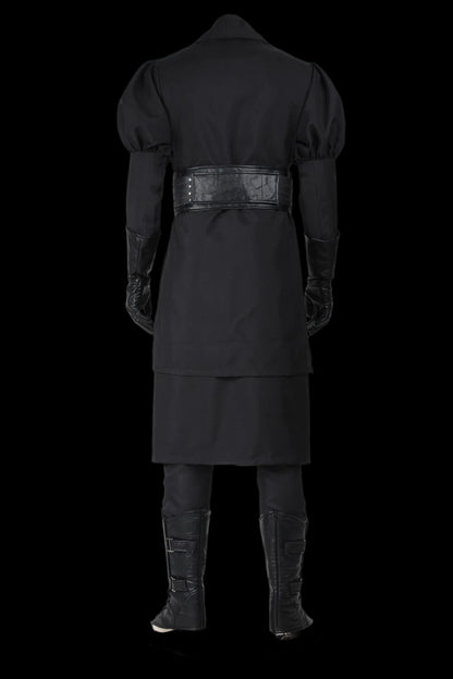Premium tactical enforcer suit showcasing a back view of the Obsidian Tactical Enforcer attire.