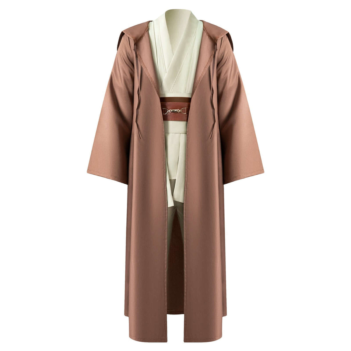 Obi SE lightsaber tunic bundle featuring a premium-grade tunic with hood and detailed belt design.